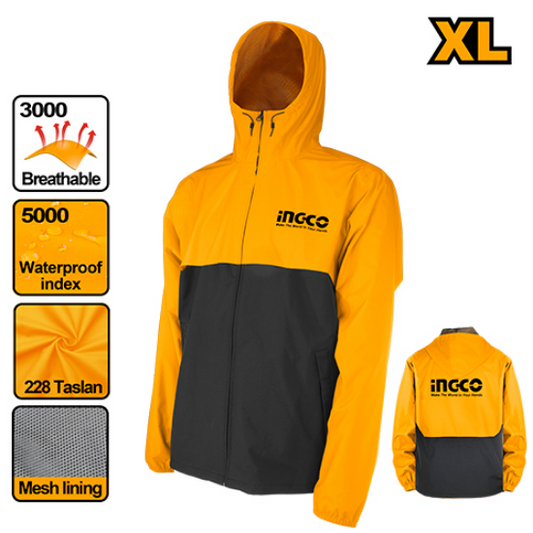 INGCO HJATL2281.XL Waterproof Work Jacket Size XL