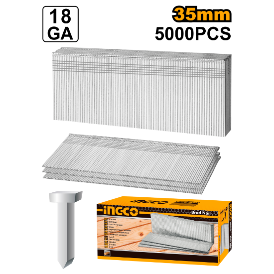INGCO ANA18351 | مسمار دباسة هواء 35مم (5000 قطعة)