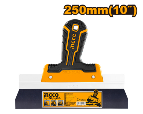 INGCO HPUT78250 Wide Stainless Steel Putty Knife 10in 250mm