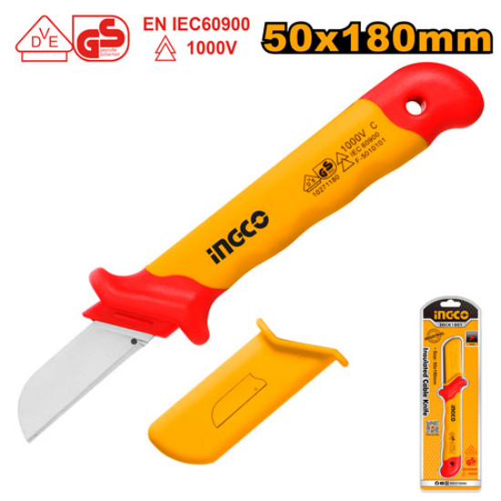 INGCO HICK1801 Insulated Cable Knife 1000V 50x180mm