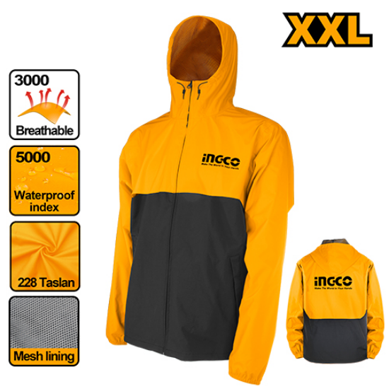 INGCO HJATL2281.XXL Waterproof Work Jacket Size XXL
