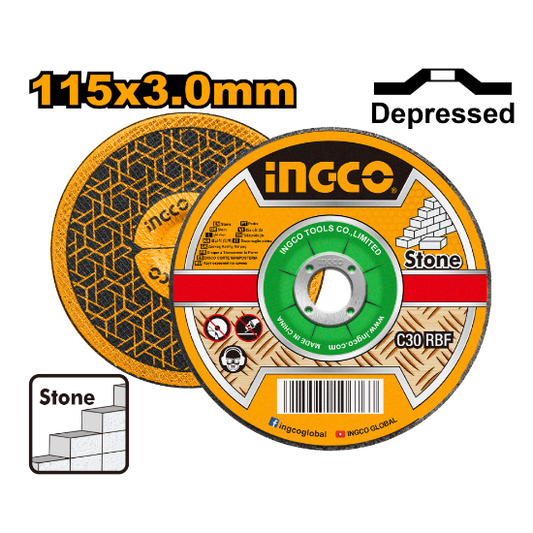 INGCO SCD301151 Stone Cutting Disc 115x3.0x22.2mm 4-1/2in