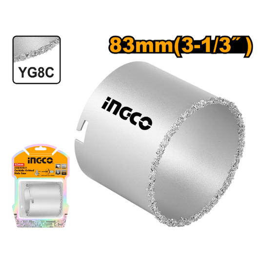 INGCO HSB40831 Diamond Granite Hole Saw 83mm 3-17/64in