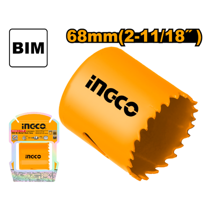 INGCO HSB10681 Bi-Metal Hole Saw 68mm 2-11/16in