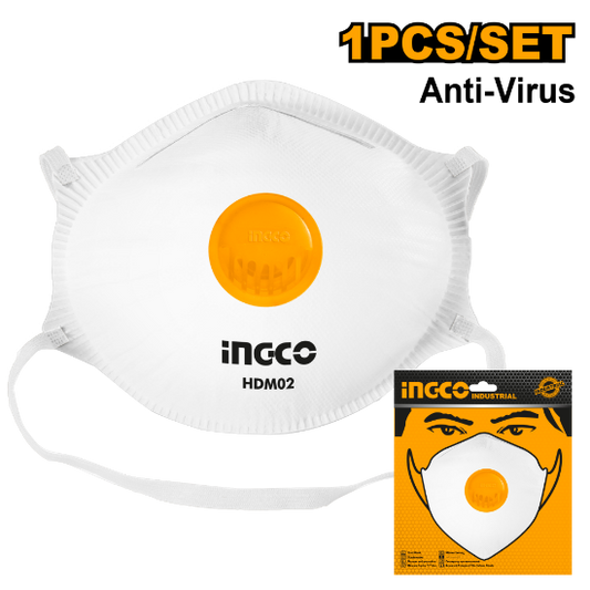 INGCO FFP2 Dust Mask with Valve HDM02