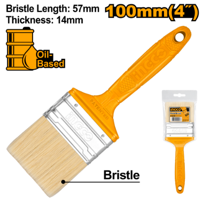 INGCO Paint Brush 4in Plastic Handle CHPTB68704