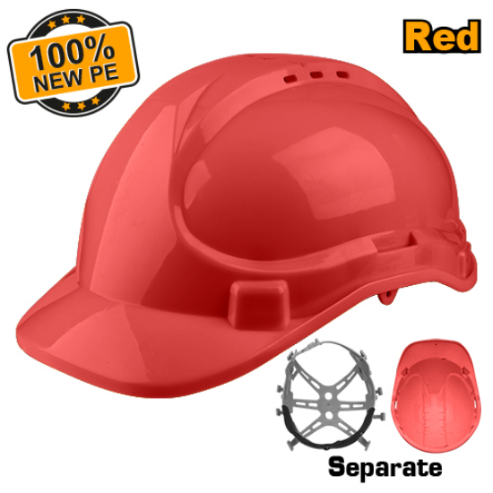 INGCO HSH210 Safety Helmet Hard Hat Red