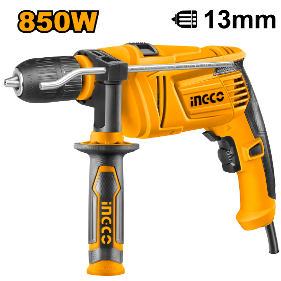 INGCO Impact Drill 850W 13mm Keyless Chuck ID8508-2