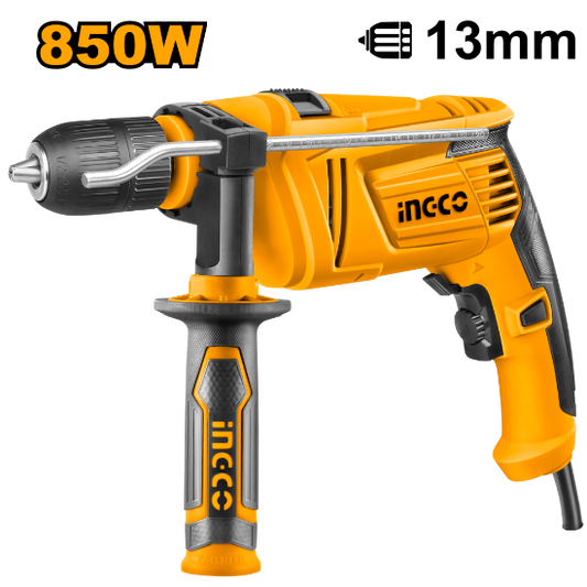 INGCO Impact Drill 850W 13mm Keyless Chuck ID8508-2