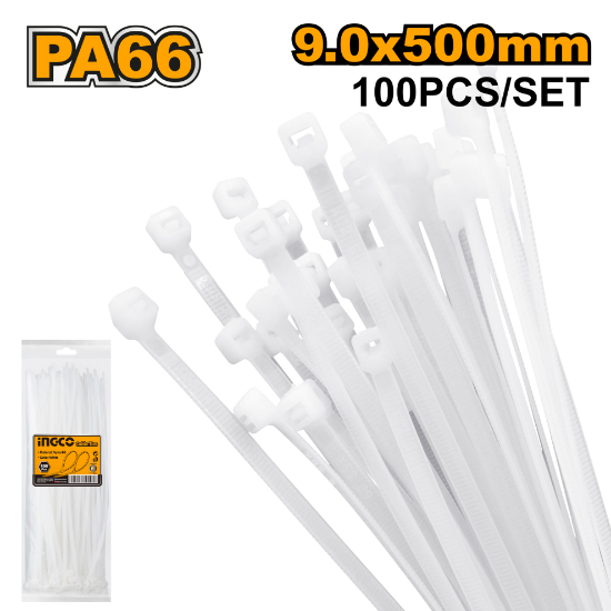 INGCO HCT5001 | رباط بلاستك 500مم × 100 قطعة