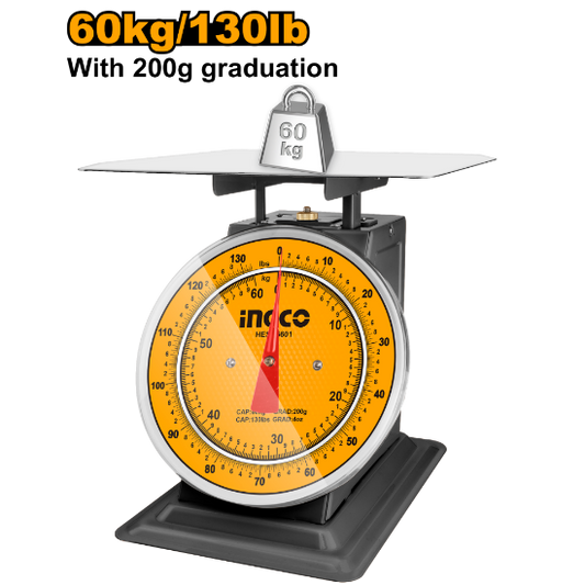 INGCO HESA5601 | ميزان إبرة مع عيار 60 كغ