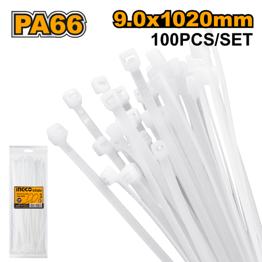 INGCO HCT10201 | رباط بلاستك 1020مم × 100 قطعة