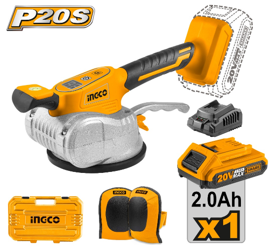 INGCO Cordless Tile Vibrator 20V 12-Speed CTVLI20101