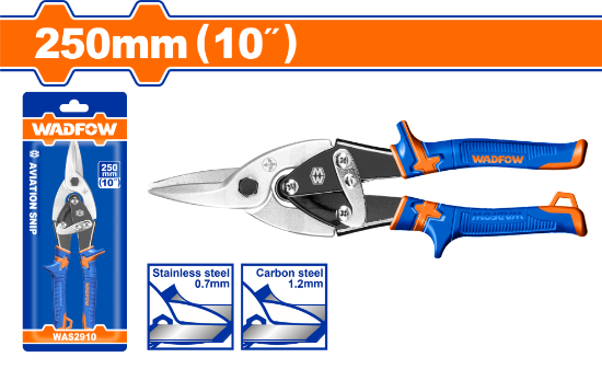 WADFOW Tin Snips Straight Cut 10in 250mm WAS2910