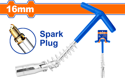 WADFOW Swivel Spark Plug Wrench 16mm T-Handle WTH5116
