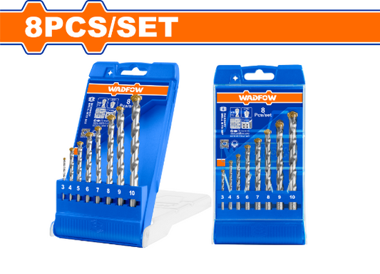 WADFOW Masonry Drill Bit Set 3-10mm 8pcs WMJ6B08