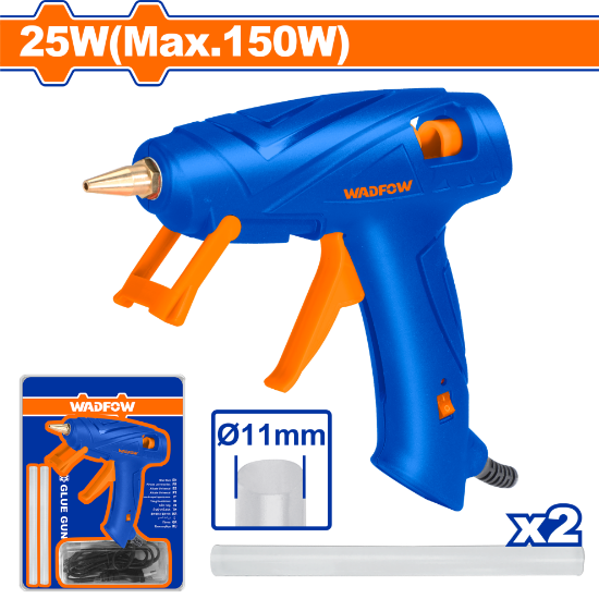 WADFOW Electric Glue Gun 25W Max 150W 11mm WGL3608