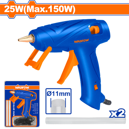 WADFOW Electric Glue Gun 25W Max 150W 11mm WGL3608