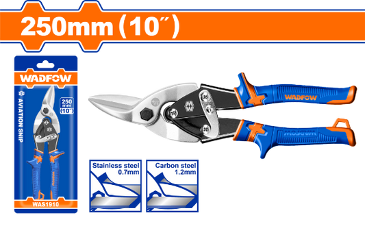WADFOW Tin Snips Left Cut 10in 250mm WAS1910