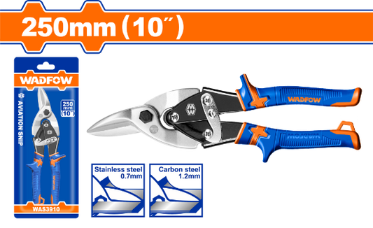 WADFOW Aviation Tin Snips Right Cut 10in WAS3910