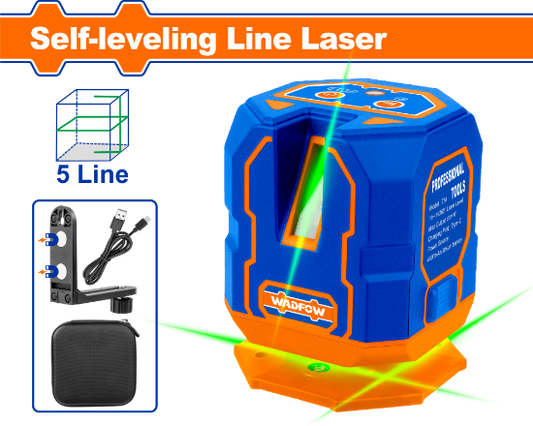 WADFOW Green Laser Level 5 Lines 30m WLE1M05