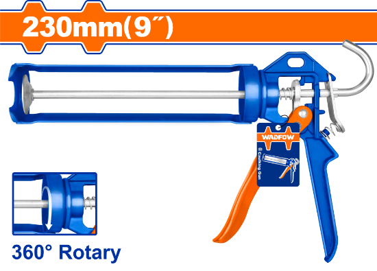 WADFOW Industrial Caulking Gun 9in Aluminium Handle WCG4109