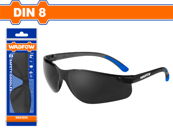 WADFOW Welding Safety Glasses Dark Shade 8 WSG3808