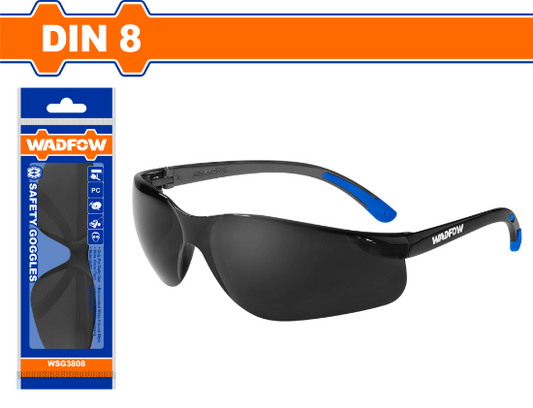 WADFOW Welding Safety Glasses Dark Shade 8 WSG3808