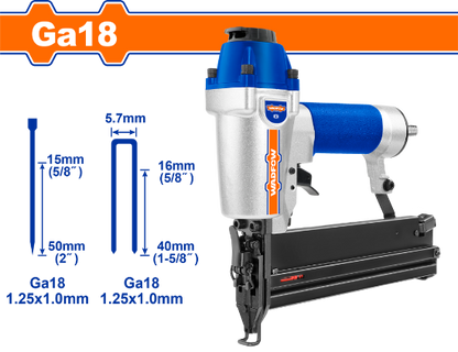 WADFOW 2-in-1 Air Nailer and Stapler WBN2540