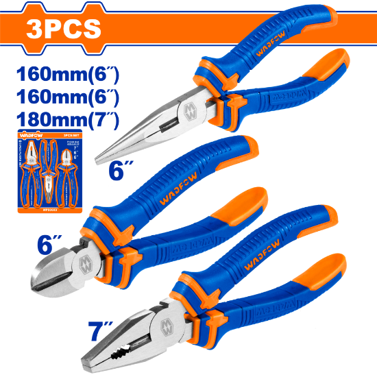 WADFOW Pliers Set 3pcs WPS0603