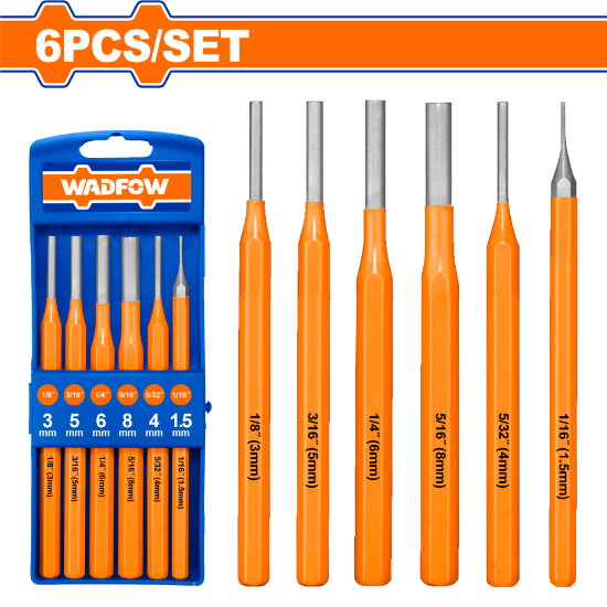 WADFOW Pin Punch Set 6pcs WCC8306