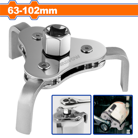 WADFOW 3 Jaw Oil Filter Wrench 63-102mm WUL1401