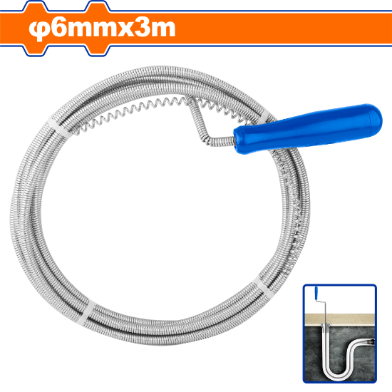 WADFOW Drain Cleaning Spring 3m WDD2303
