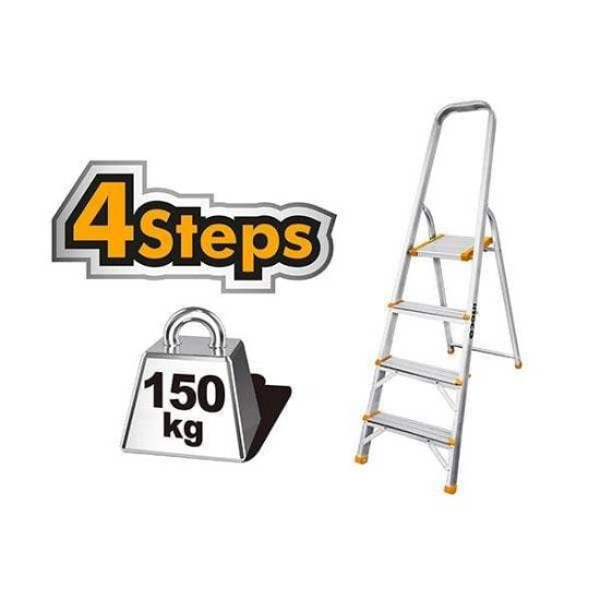 INGCO Aluminium Step Ladder 4 Steps HLAD06041
