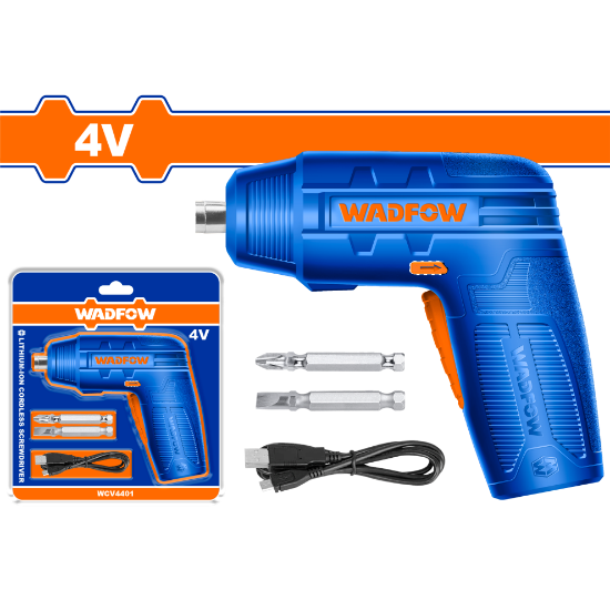 WADFOW Cordless Screwdriver 4V USB WCV4401