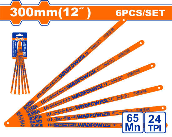WADFOW Hacksaw Blade 12in 300mm 24T WHB2124