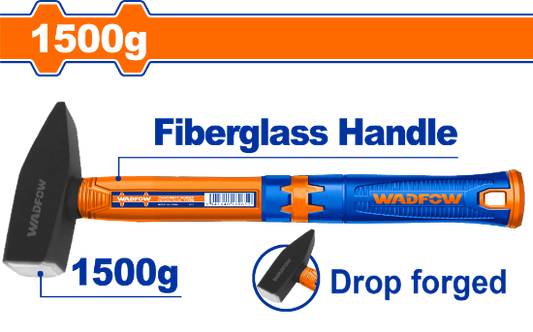 WADFOW Club Hammer 1500g Fibreglass Handle WHM1315