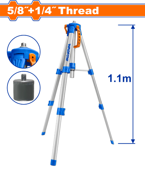 WADFOW Laser Level Tripod Stand 0.45-1.1m WLE9301