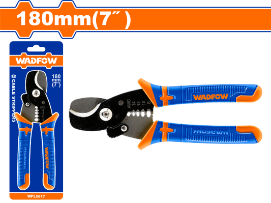 WADFOW Wide Head Cable Cutting and Stripping Pliers 7in WPL5617