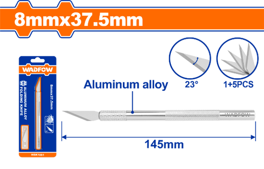 WADFOW Snap-Off Blades SK5 8x37.5mm 5pcs WSK1061