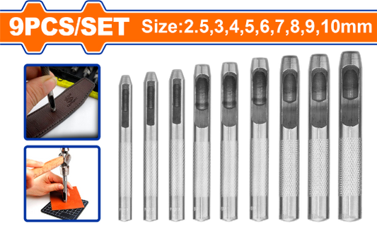 WADFOW Punch Set 9pcs WCC7509