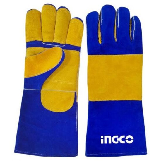 INGCO HGVW04 Leather Welding Gloves 16in 350°C