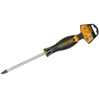 INGCO Phillips Screwdriver PH3 8.0x150mm Rubber Handle HS28PH3150