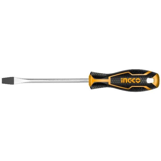 INGCO Slotted Screwdriver SL 8.0x150mm Rubber Handle HS288150