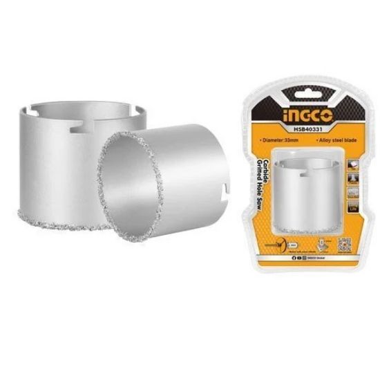 INGCO HSB40331 Diamond Hole Saw for Granite 33mm Box of 10