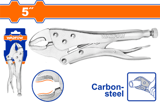 WADFOW Curved Jaw Locking Pliers 5in WLP1C05