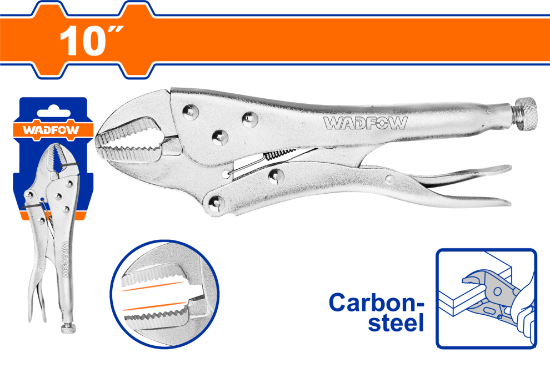 WADFOW Straight Jaw Locking Pliers 10in WLP2C10