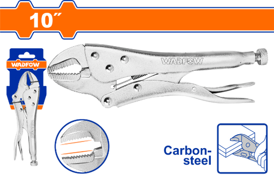 WADFOW Straight Jaw Locking Pliers 10in WLP2C10