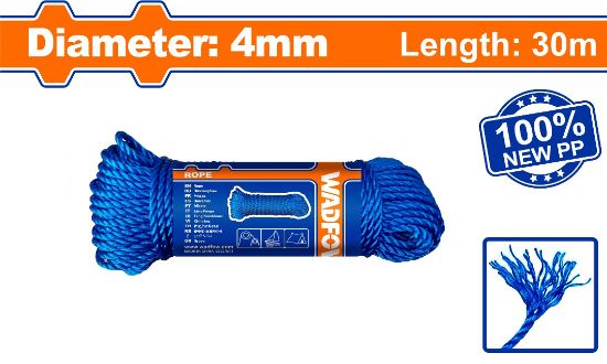 WADFOW PP Twisted Rope 4mm 30m WRZ1304