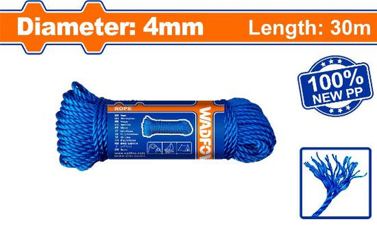 WADFOW PP Twisted Rope 4mm 30m WRZ1304